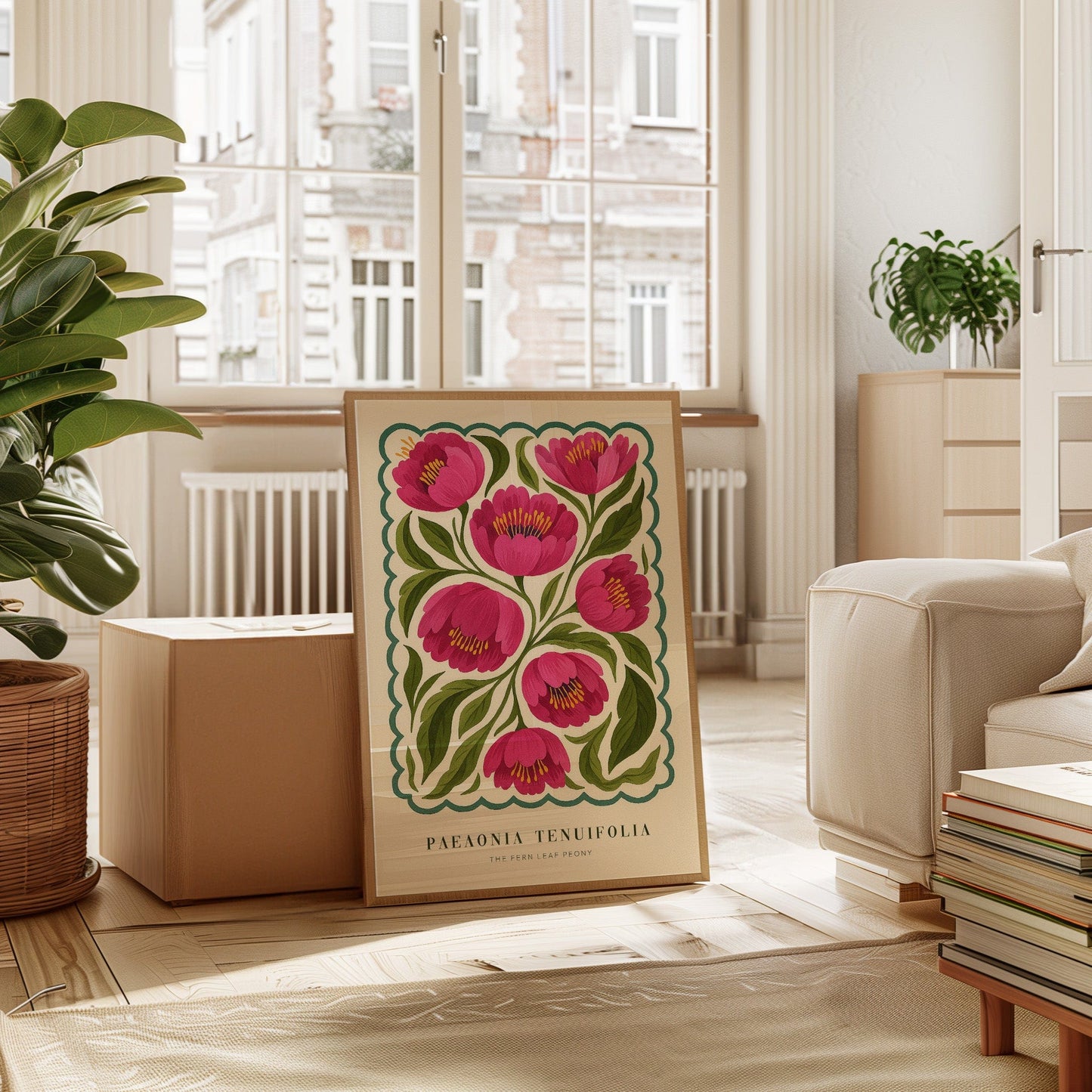 Étude de pivoine n° 5 – Le soft power en pleine floraison