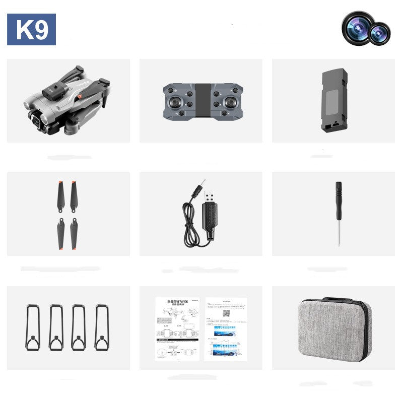4K HD Aerial Photography Folding Aircraft Dual Camera Four-axis Remote Control