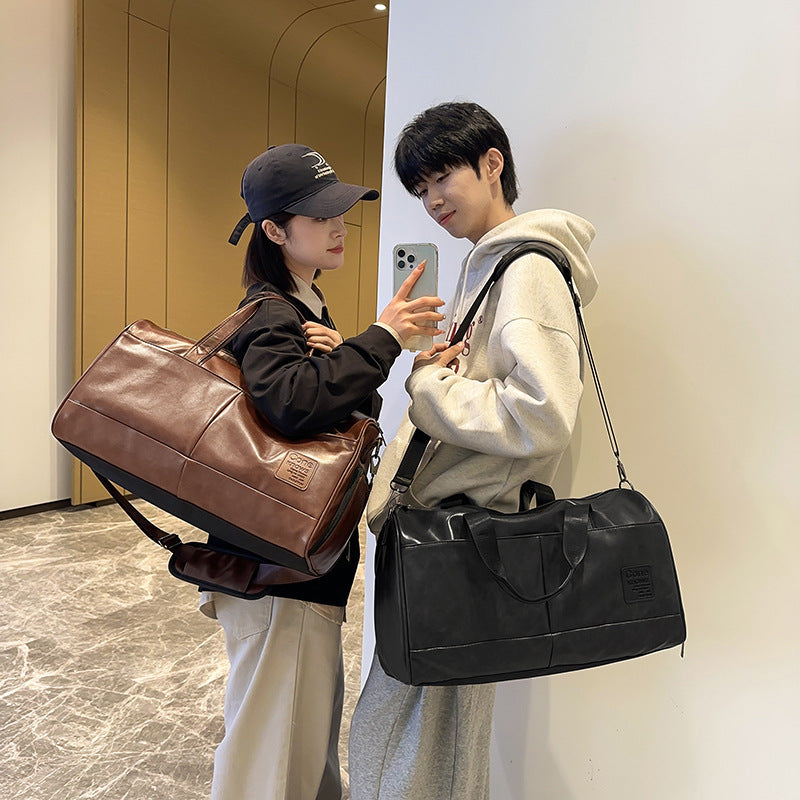 Men's Retro High-Capacity Fashionable Shoulder Organizer Bag