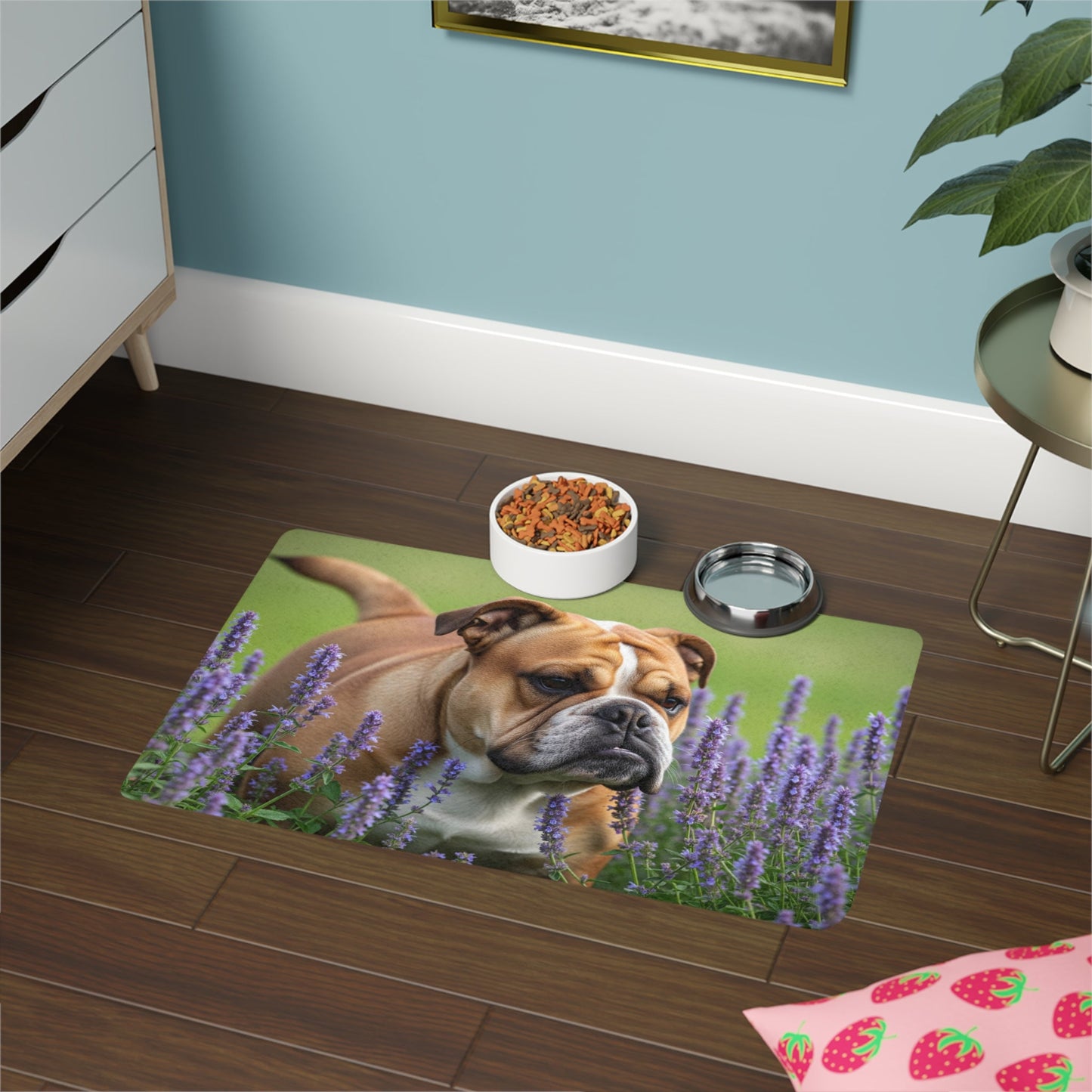 Tapis antidérapant pour animaux de compagnie – Tapis d'alimentation étanche pour chiens