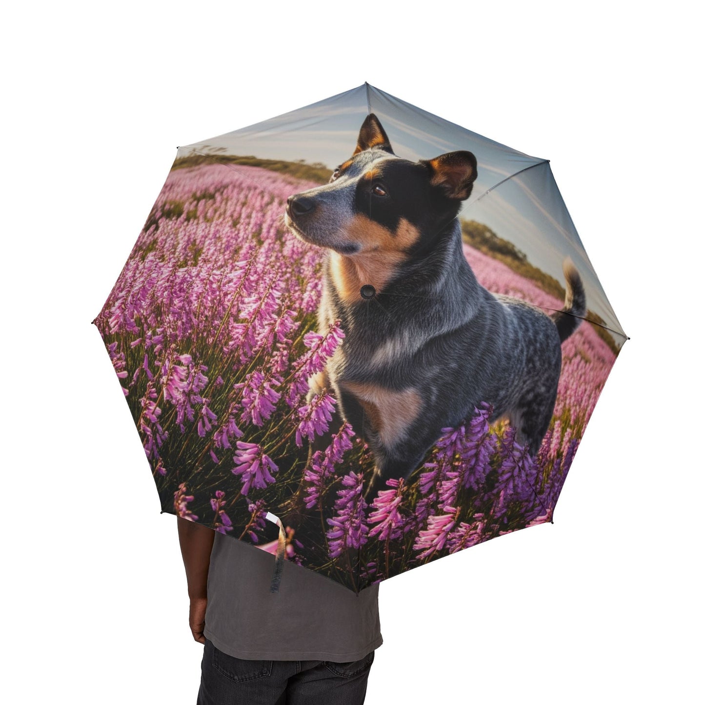 48" Semi-Automatic Umbrella – Windproof Large Travel Rain Umbrella