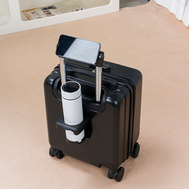 Board-Ready Mini Rolling Travel Suitcase