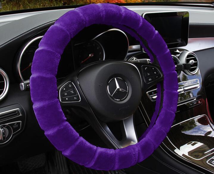 Velvet Plush Winter Steering Wheel Grip