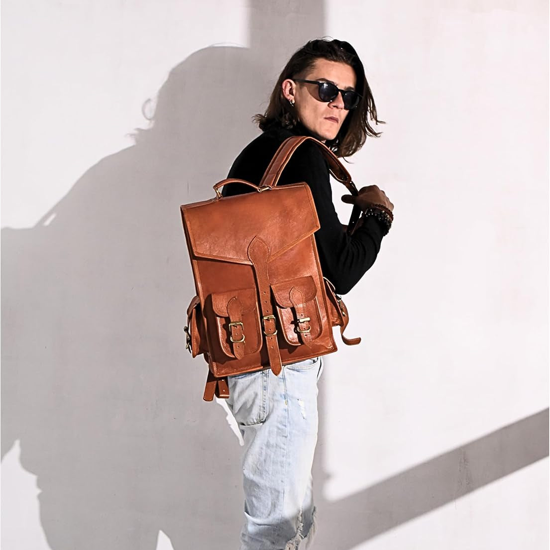 Vintage Lederrucksack