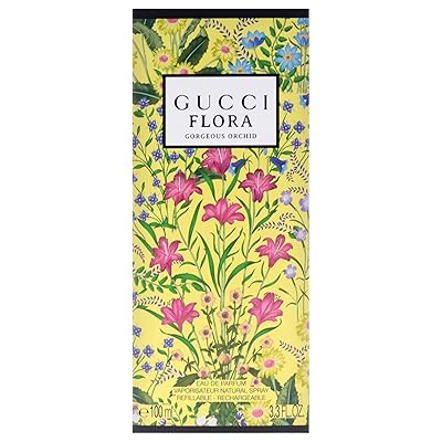 Flora Gorgeous Orchid par Gucci Eau De Parfum Vaporisateur Rechargeable 3.3 oz pour Femme
