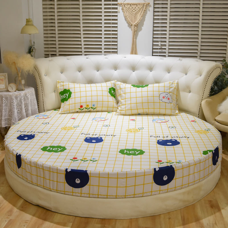 Round Bed Sheet Mattress Protector
