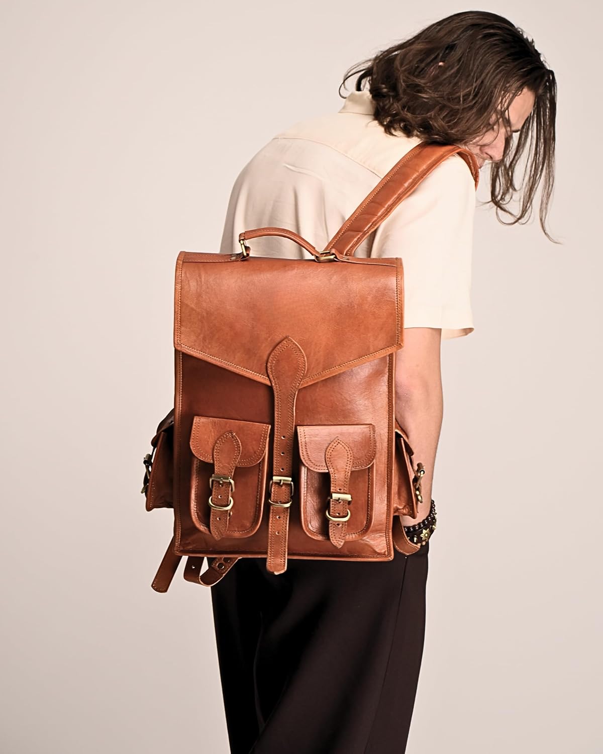 Vintage Lederrucksack
