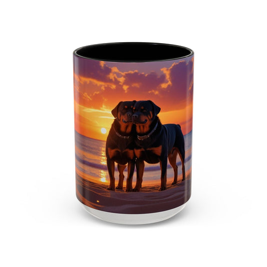 Keramiktasse mit Hunderassen-Motiv – 11 oz & 15 oz