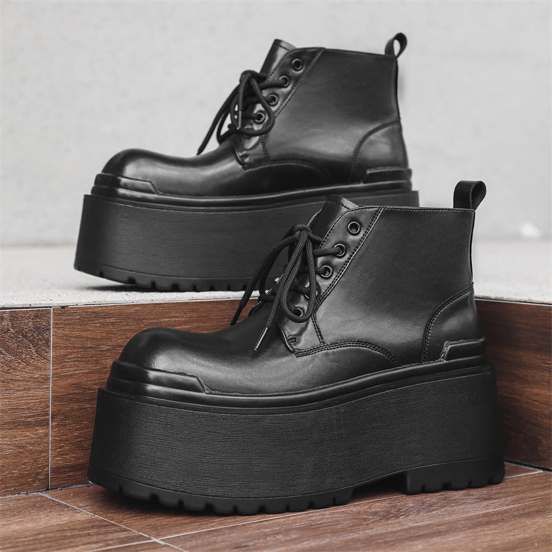 British-style Vintage Chunky-soled Shoes For Men