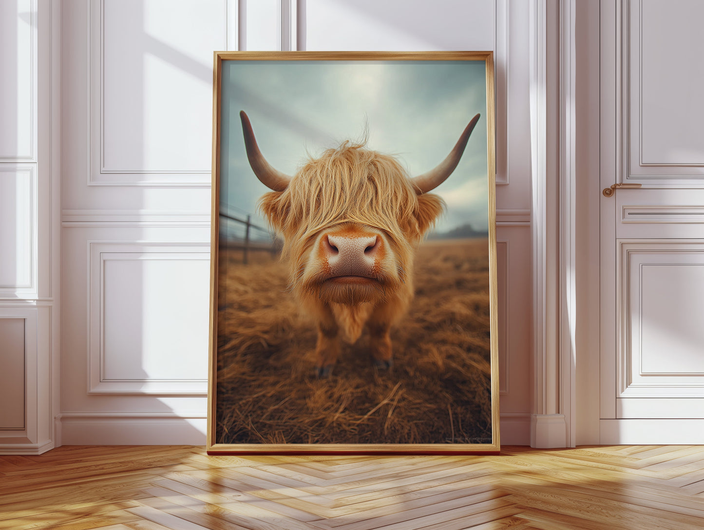 Golden Fluff and Attitude Highland Cattle