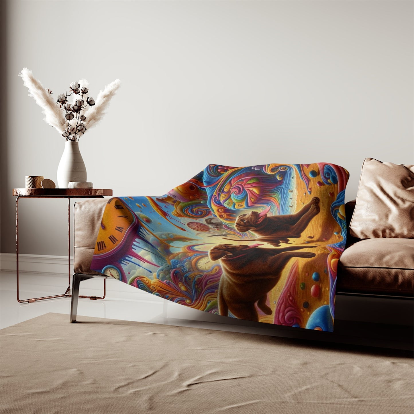Sweatshirt Blanket – Plush Fleece Throw, 2 Size Options