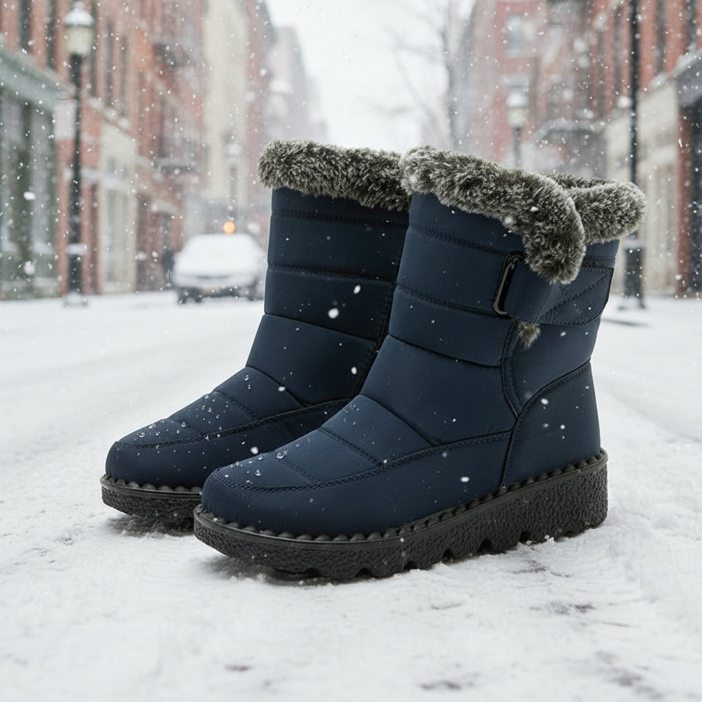 Women’s Waterproof Plush Snow Boots