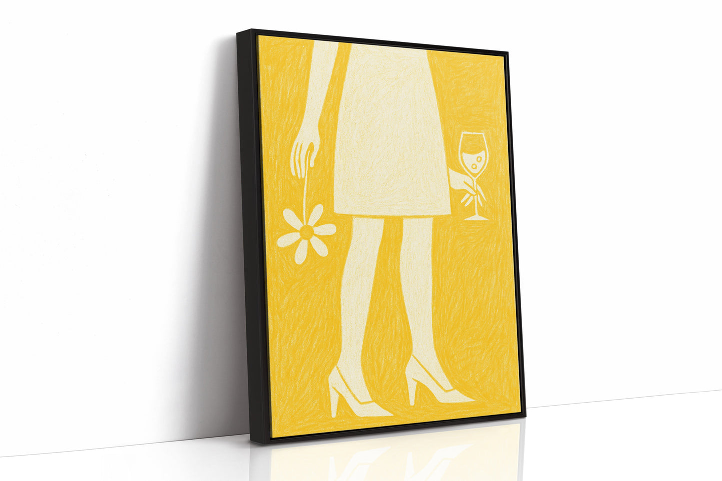 Daisy and Bubbles in Yellow