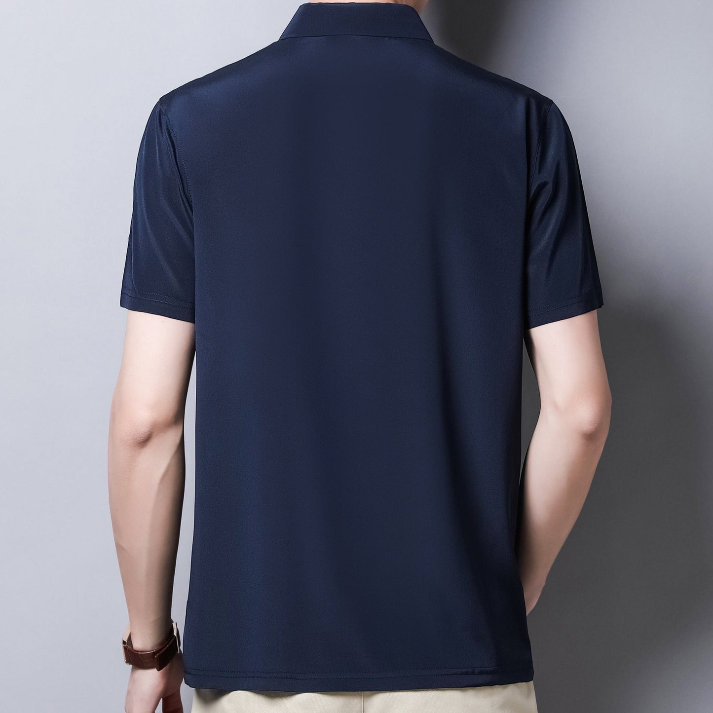 Mens Seamless Short-sleeve T-shirt For Summer