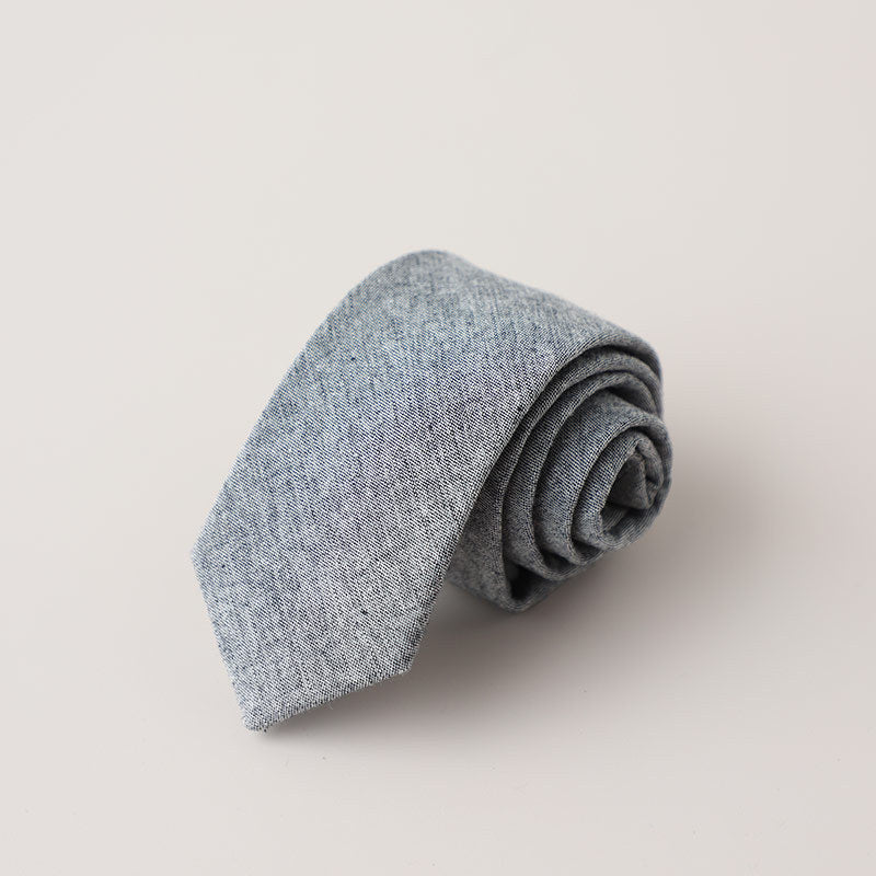 Korean Style Retro Light Color Hong Kong Style Tie