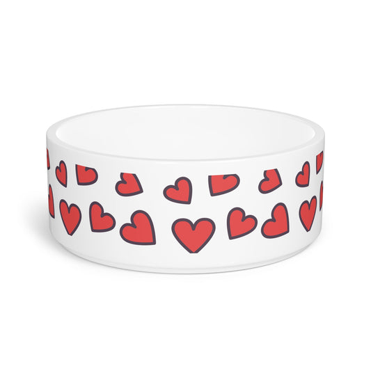 Ceramic Pet Bowl – 16 oz Dog Feeding Bowl