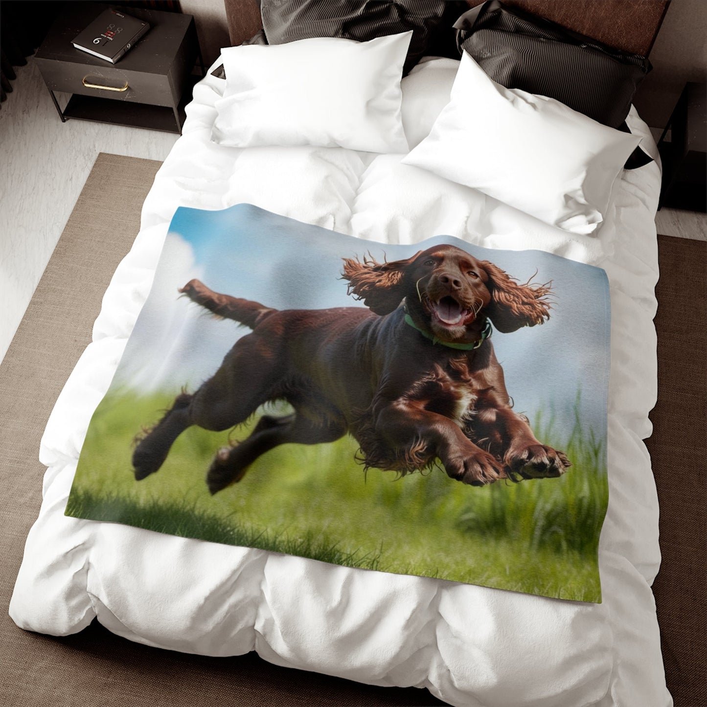 Sweatshirt Blanket – Plush Fleece Throw, 2 Size Options