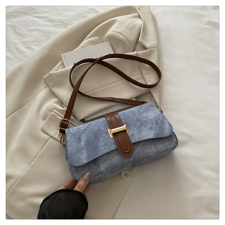 Niche-design Korean-style High-end Baguette Bag