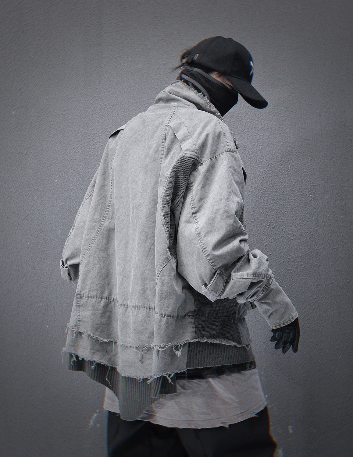 HiJ41 Graue Cyber IX Jacke