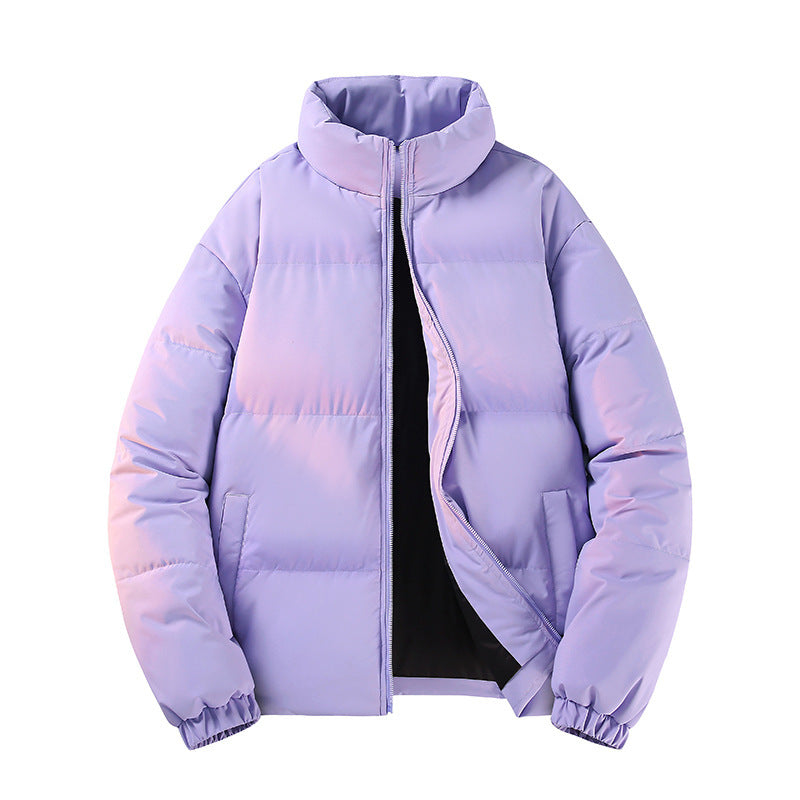 Mens Trendy Winter Puffer Jacket With Extra Fleece Lining For Added Warmth