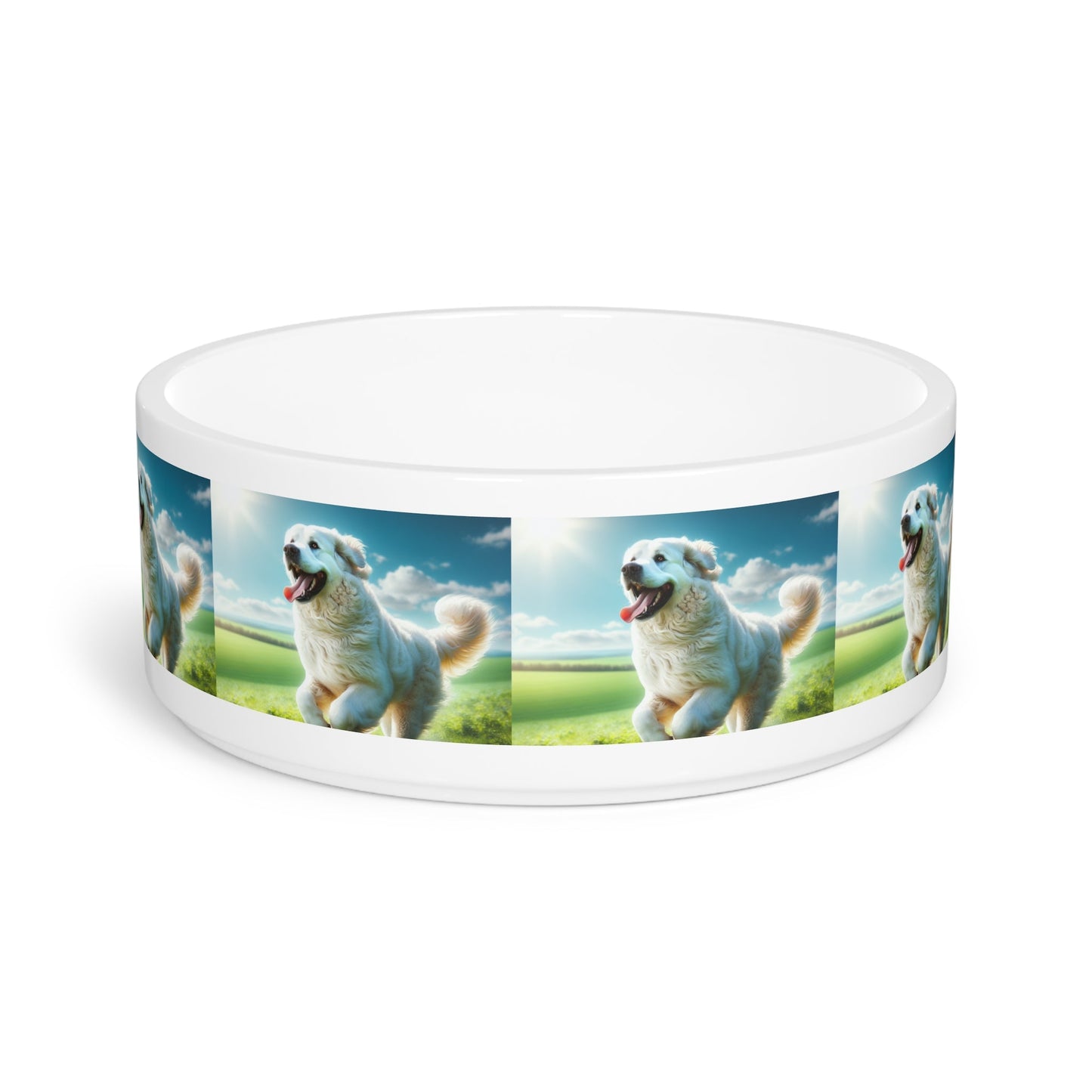 Ceramic Pet Bowl – 16 oz Dog Feeding Bowl