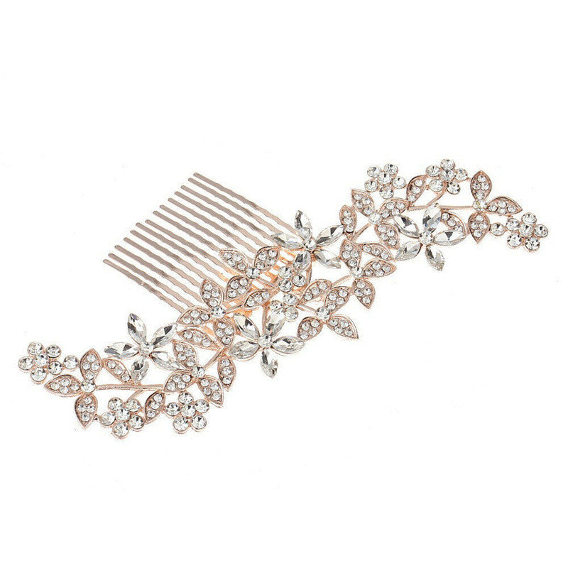 Bridal Jewelry Wedding Hair Clip With Drill