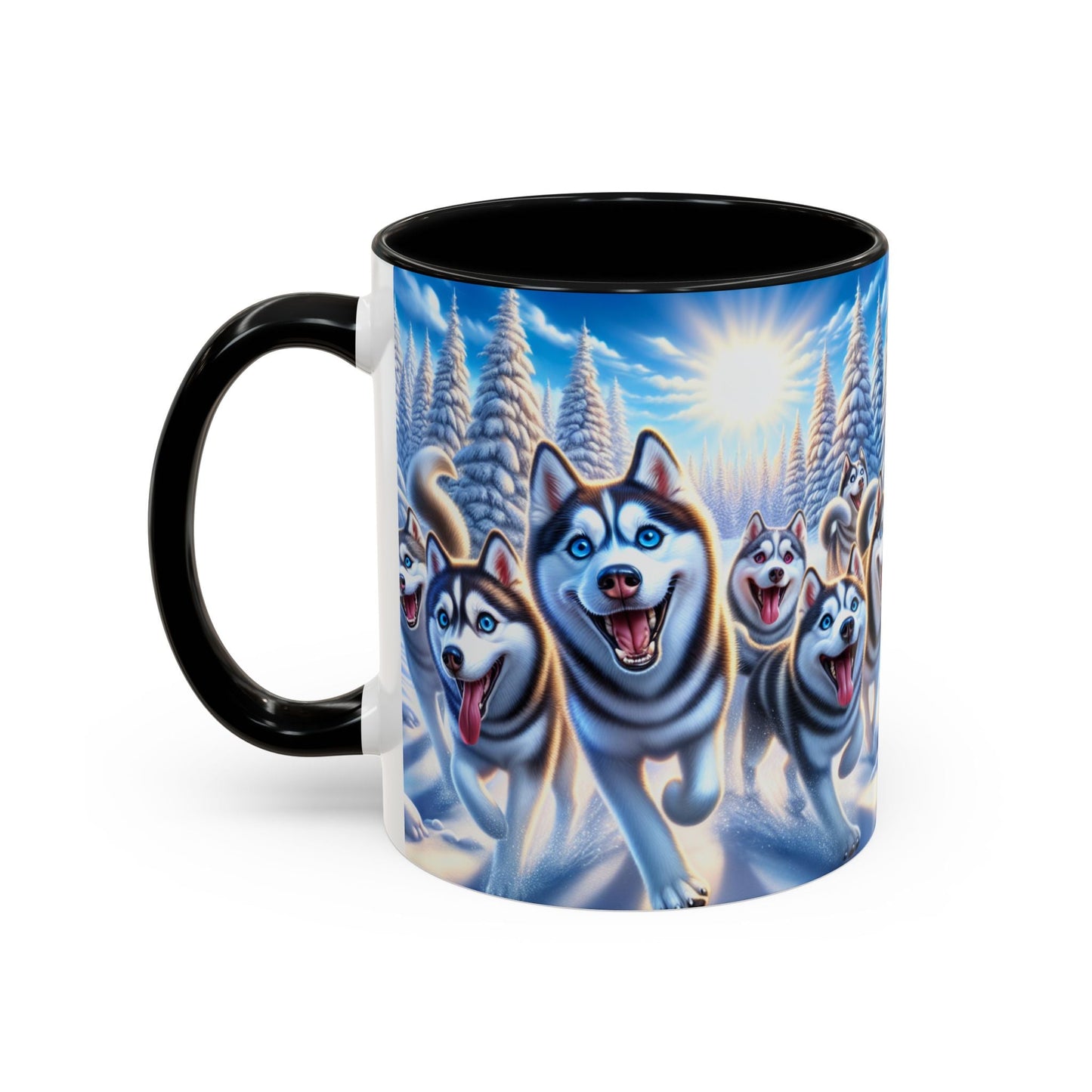 Keramiktasse mit Hunderassen-Motiv – 11 oz & 15 oz