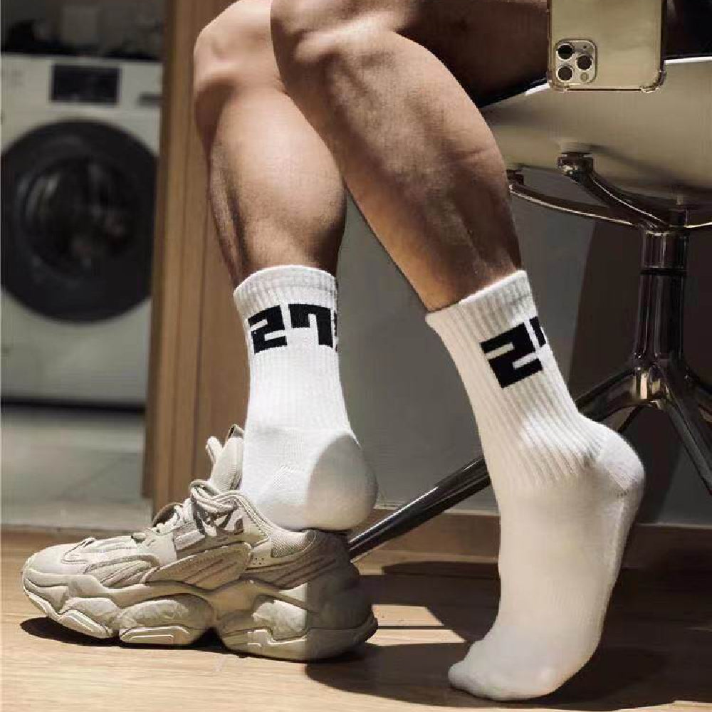 Men's Sports And Fitness Pure Cotton Socks