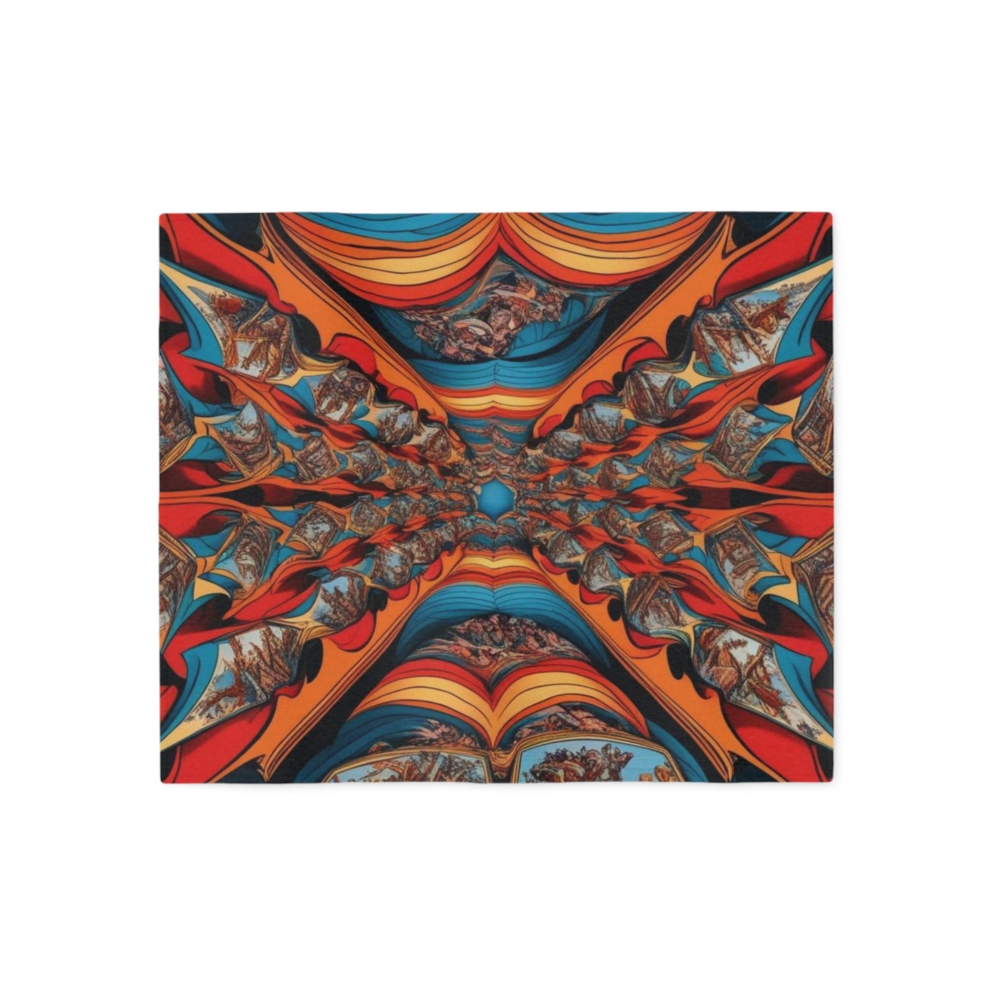 Sweatshirt Blanket – Plush Fleece Throw, 2 Size Options