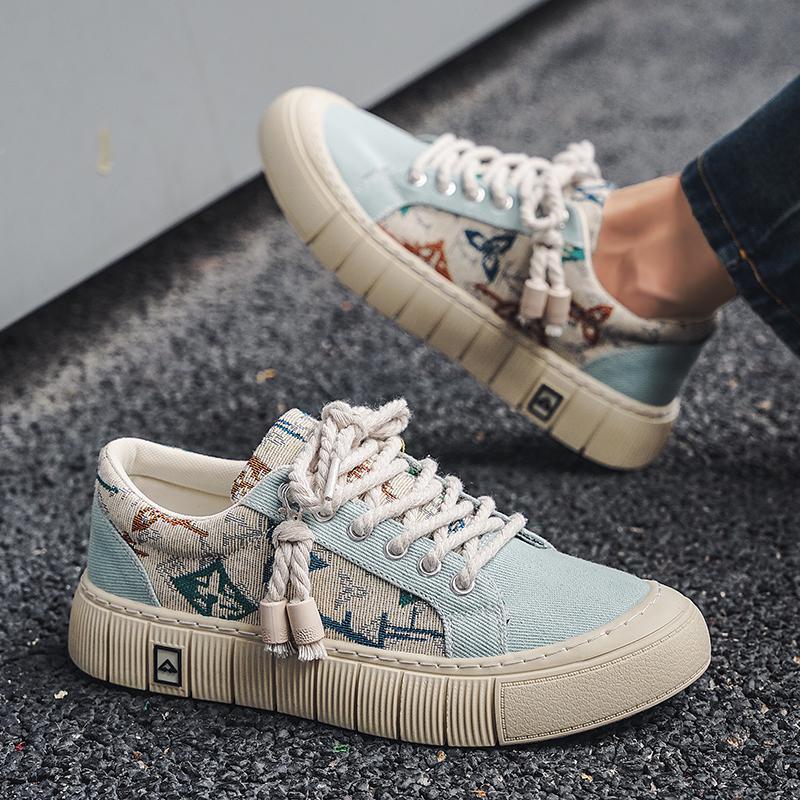 Trendy Wild Four Seasons Canvas Sneakers