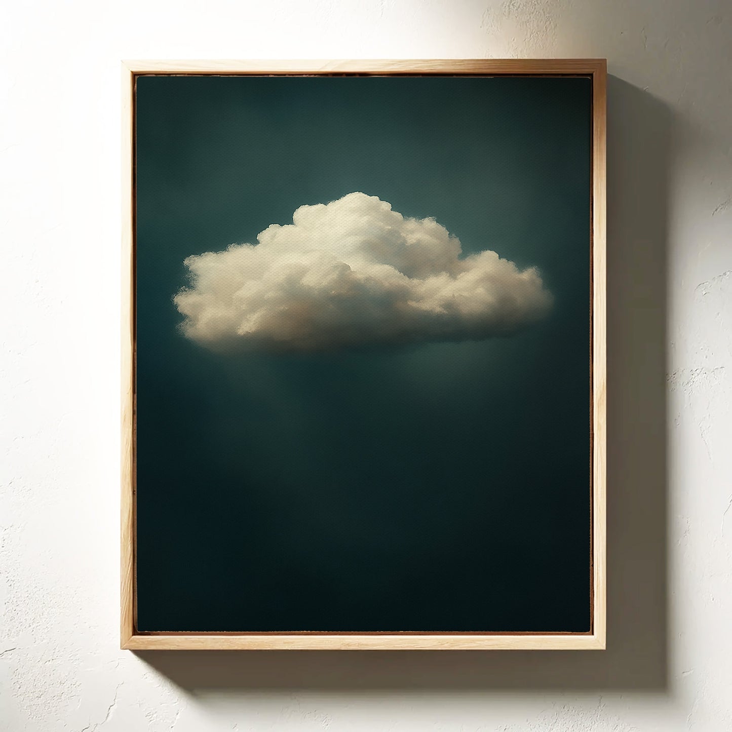 Nuage solitaire en air immobile