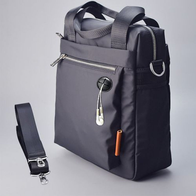 Oxford-style Vertical Casual Crossbody Bag