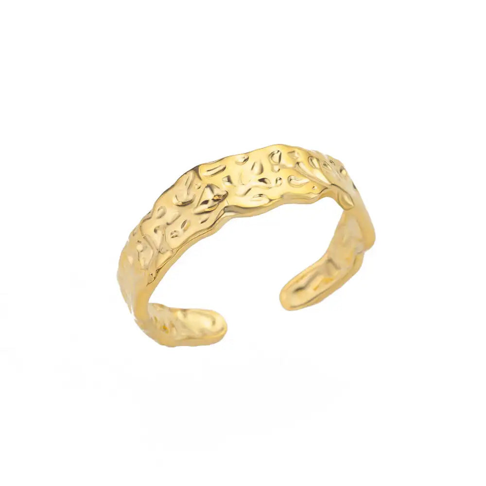 Irregular Wide Band Ring For Women