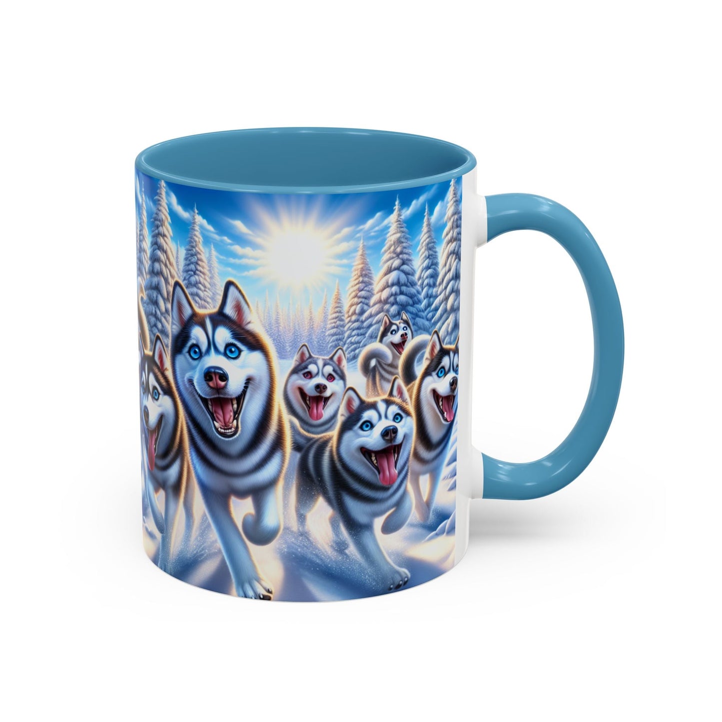 Keramiktasse mit Hunderassen-Motiv – 11 oz & 15 oz