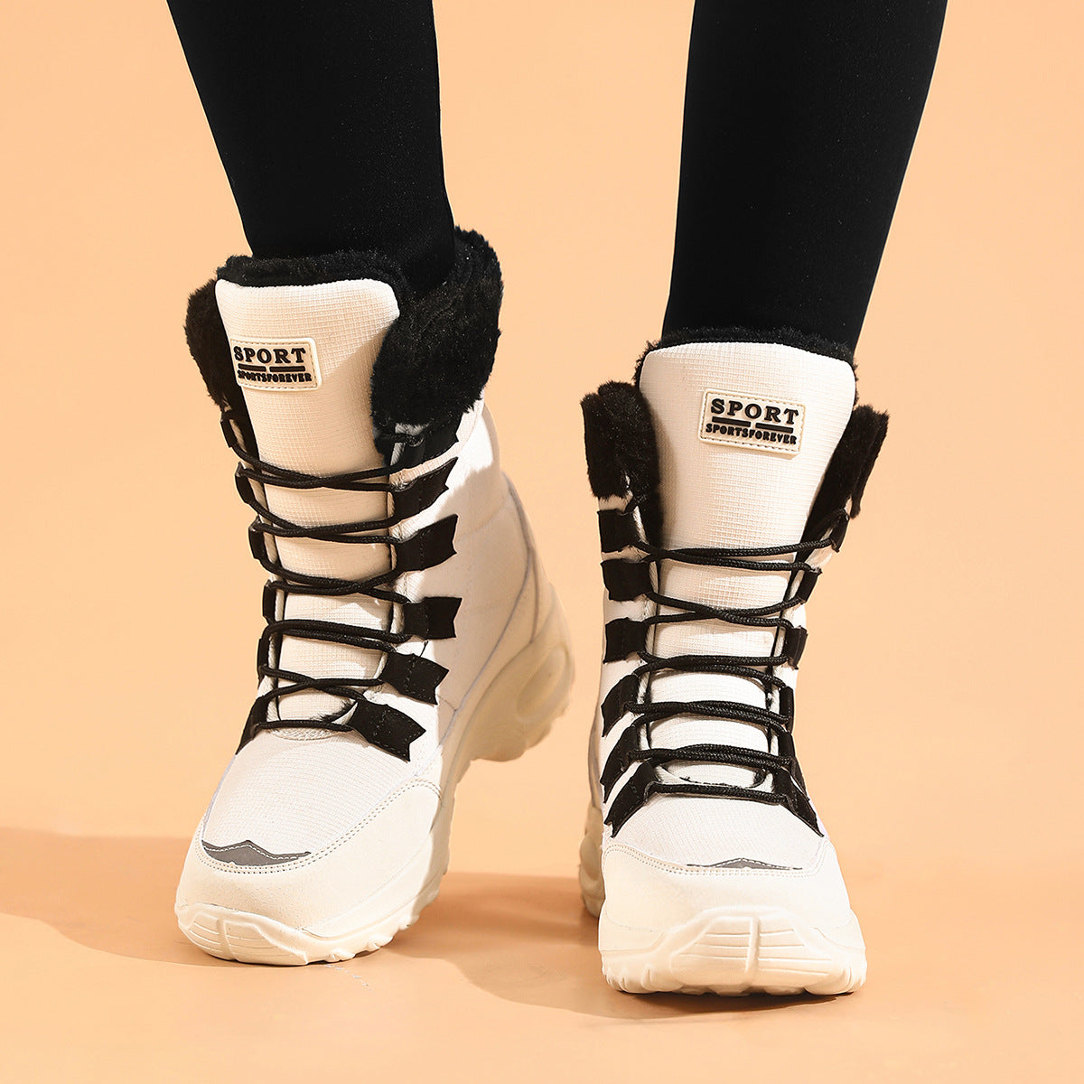 New Womens Winter Fleece-lined Warm Snow Boots