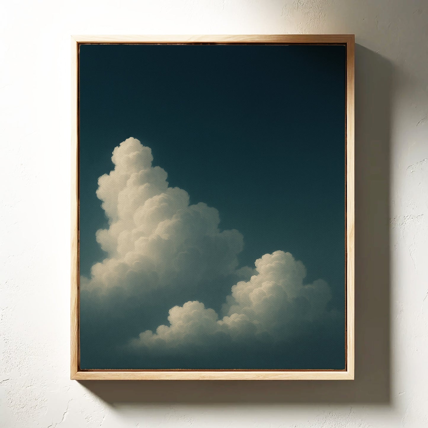 Säulen der Stille in einem dunklen Himmel