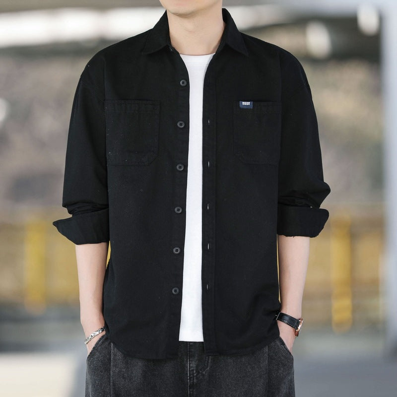 Casual Retro Minimalist Shirt For Men