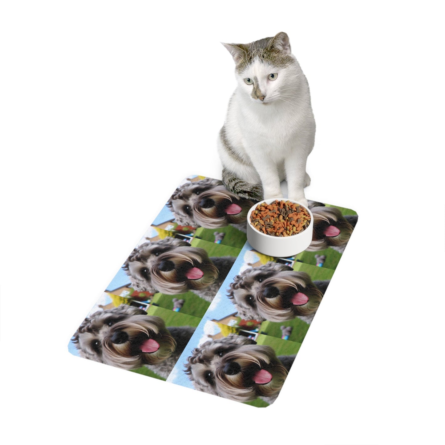 Tapis antidérapant pour animaux de compagnie – Tapis d'alimentation étanche pour chiens
