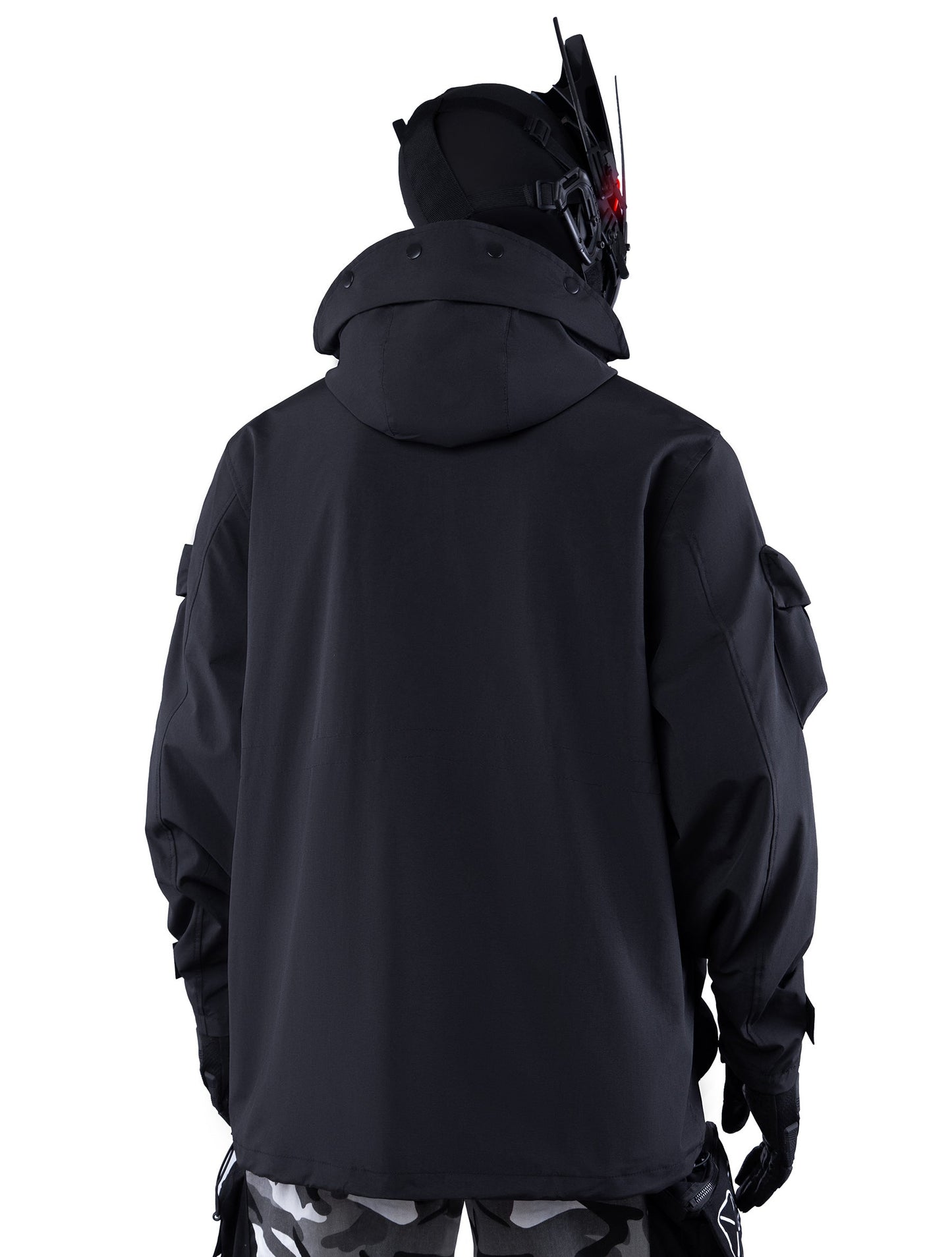 APEJ8 Schwarze taktische Outdoor-Jacke