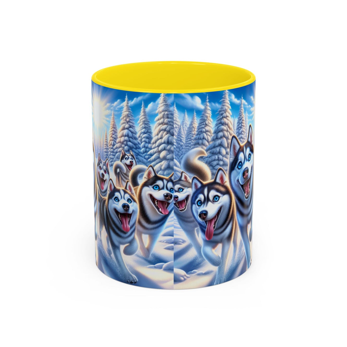 Keramiktasse mit Hunderassen-Motiv – 11 oz & 15 oz