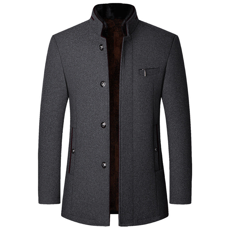 New Mens Casual Stand-collar Jacket