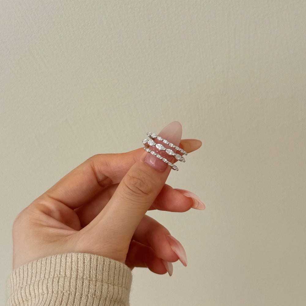 Ring Female Spring Design Inlaid Bracelet