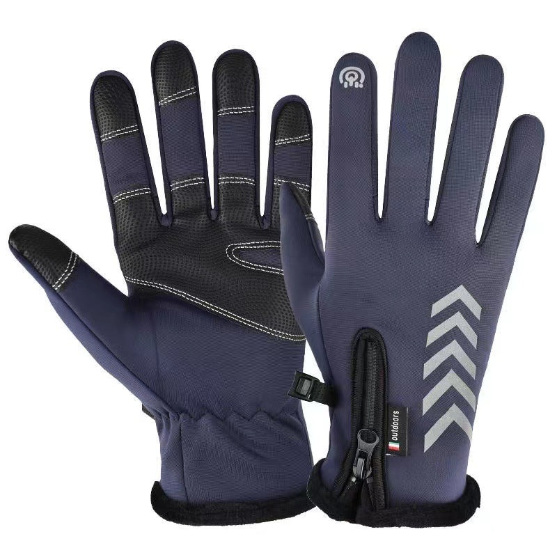 Mens Thermal Cycling Gloves Compatible With Touchscreens