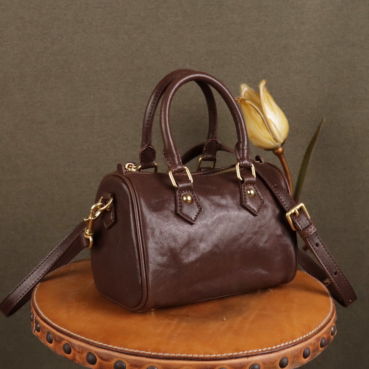 Boston-style Sophisticated Niche-design Vintage Handbag
