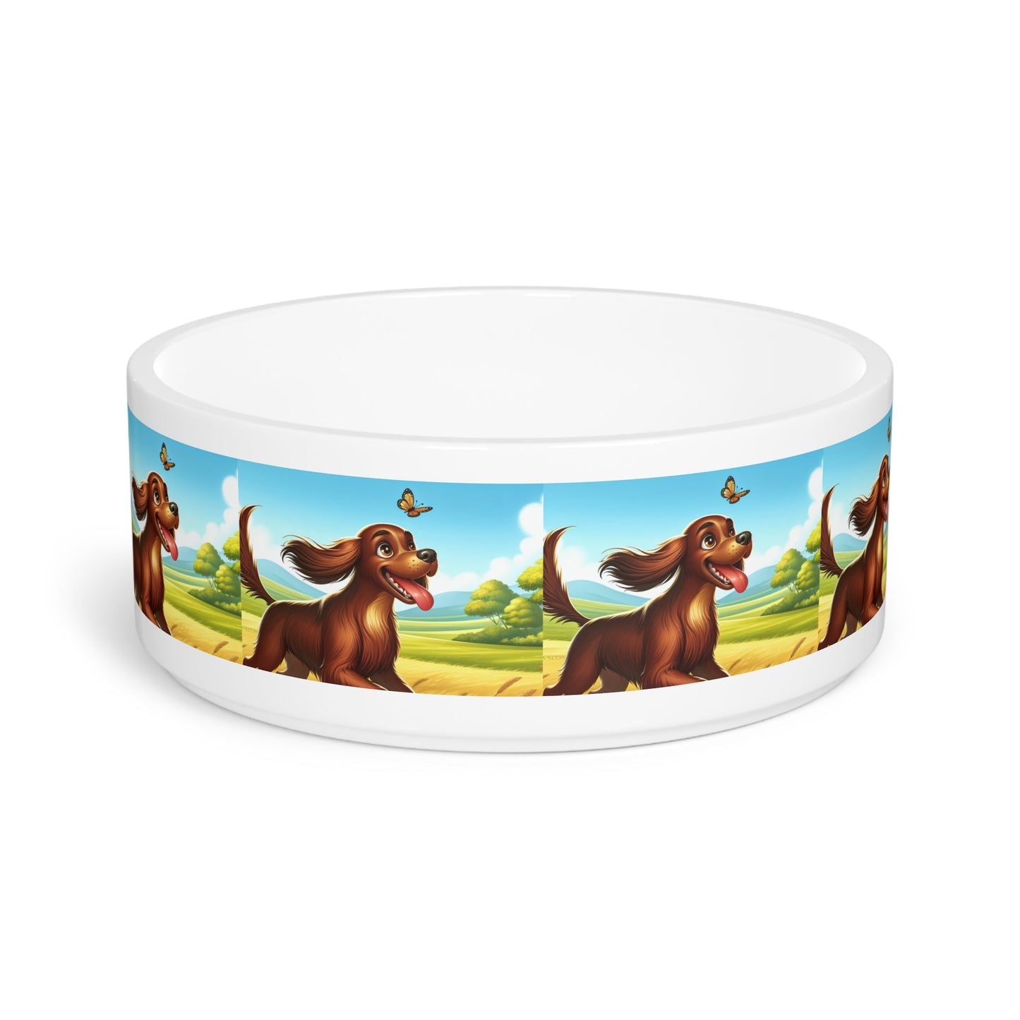 Ceramic Pet Bowl – 16 oz Dog Feeding Bowl