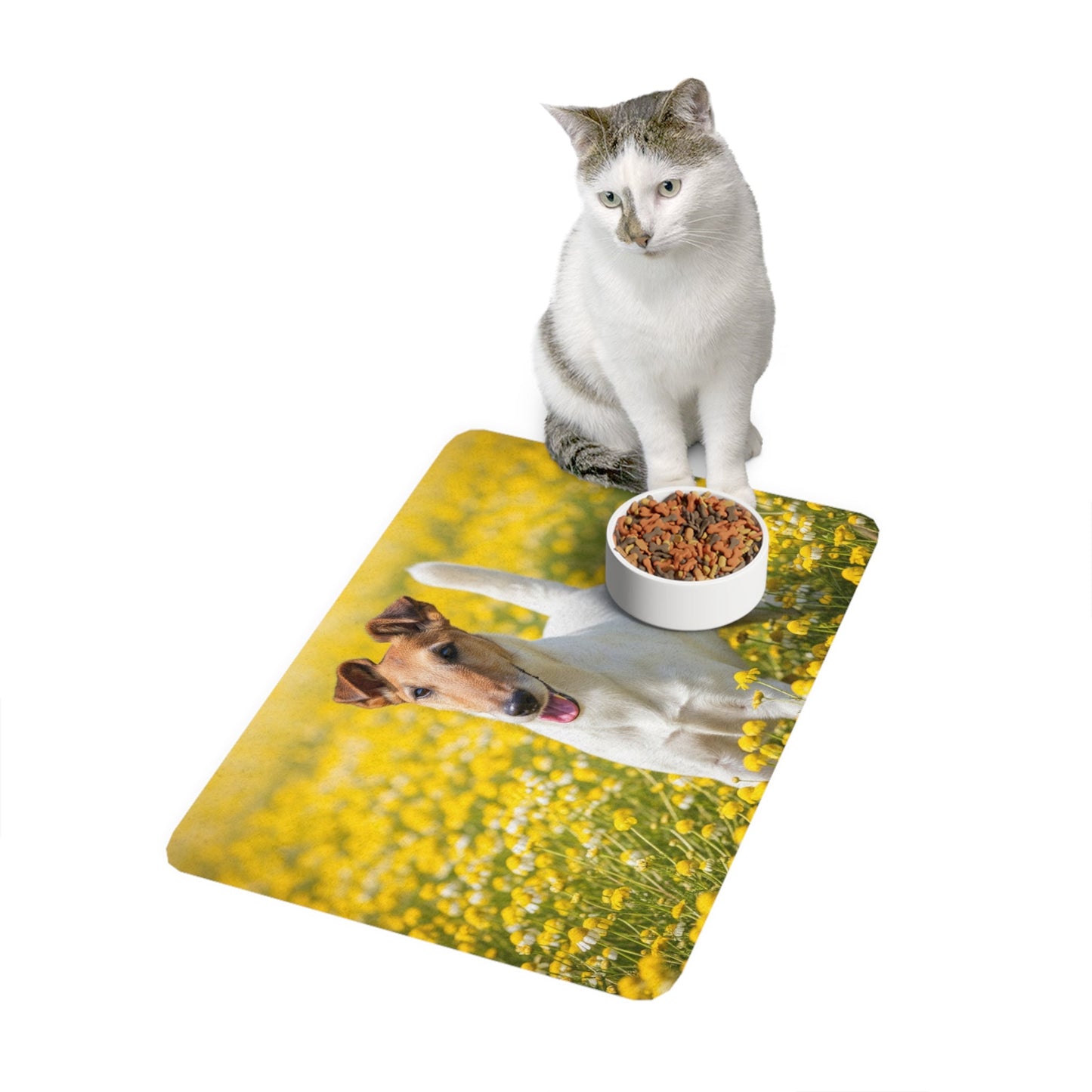 Non-Slip Pet Food Mat – Waterproof Feeding Mat for Dogs