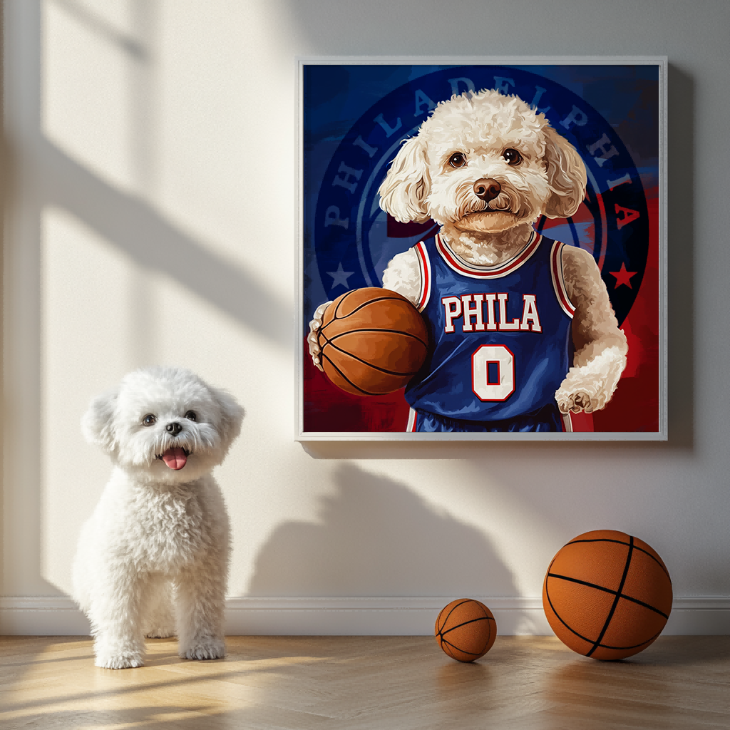Basketball Legends : Portrait texturé édition animaux de compagnie