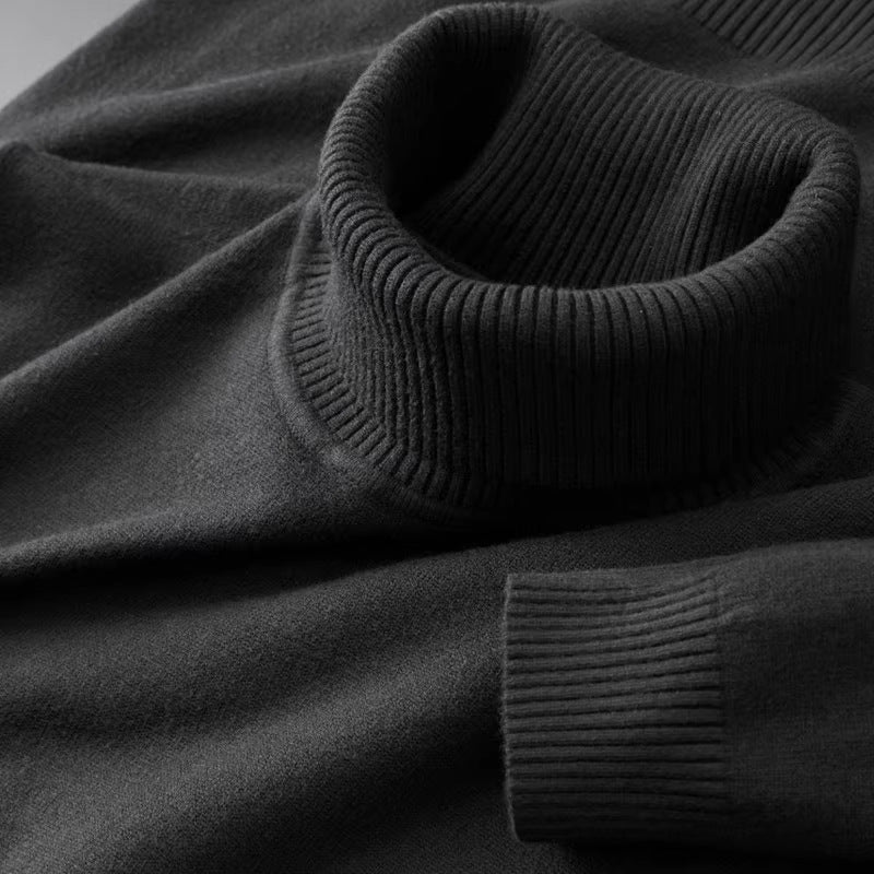 Skin-friendly Casual Warm Turtleneck Sweater For Men