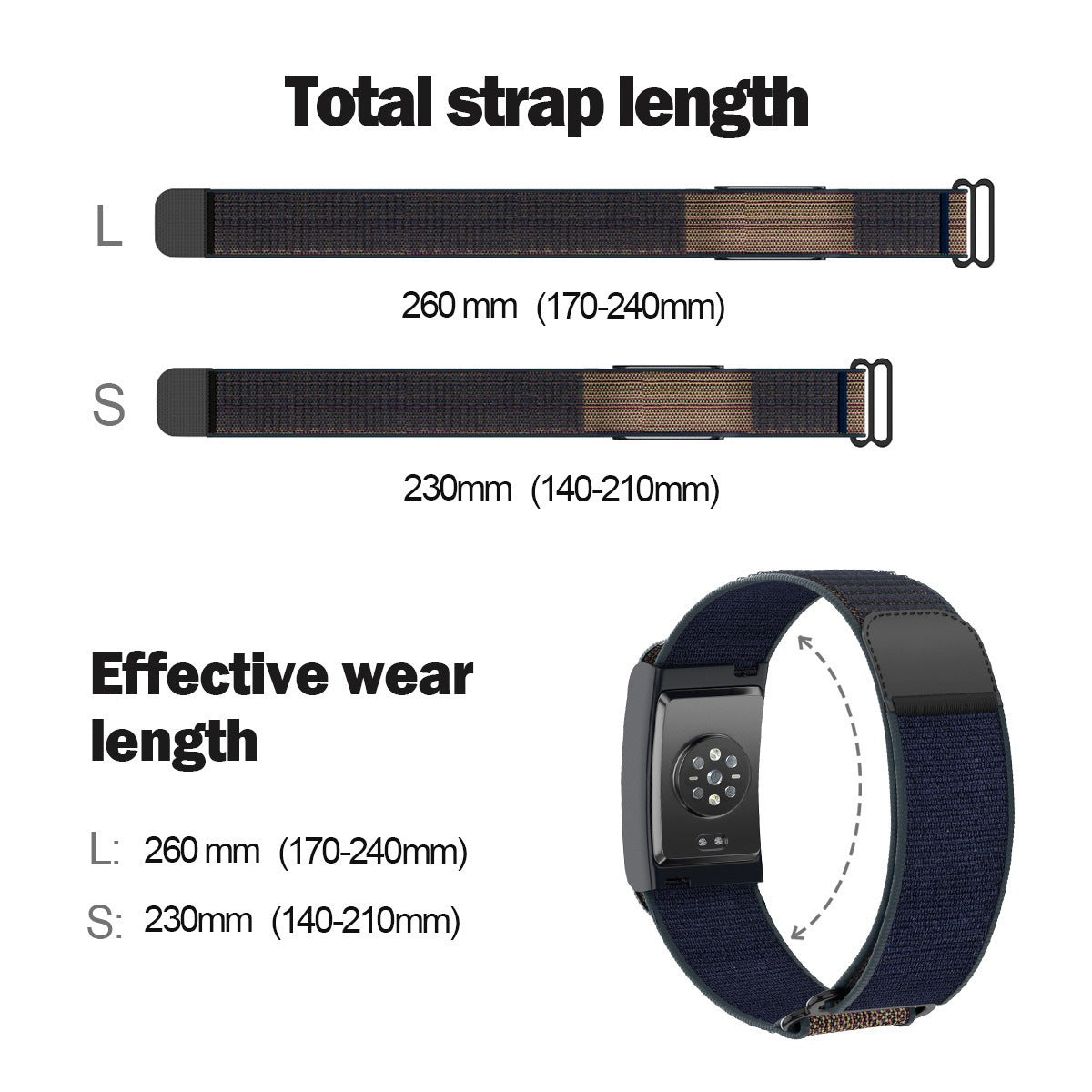 Nylon Strap Compatible With The Amazfit Helio