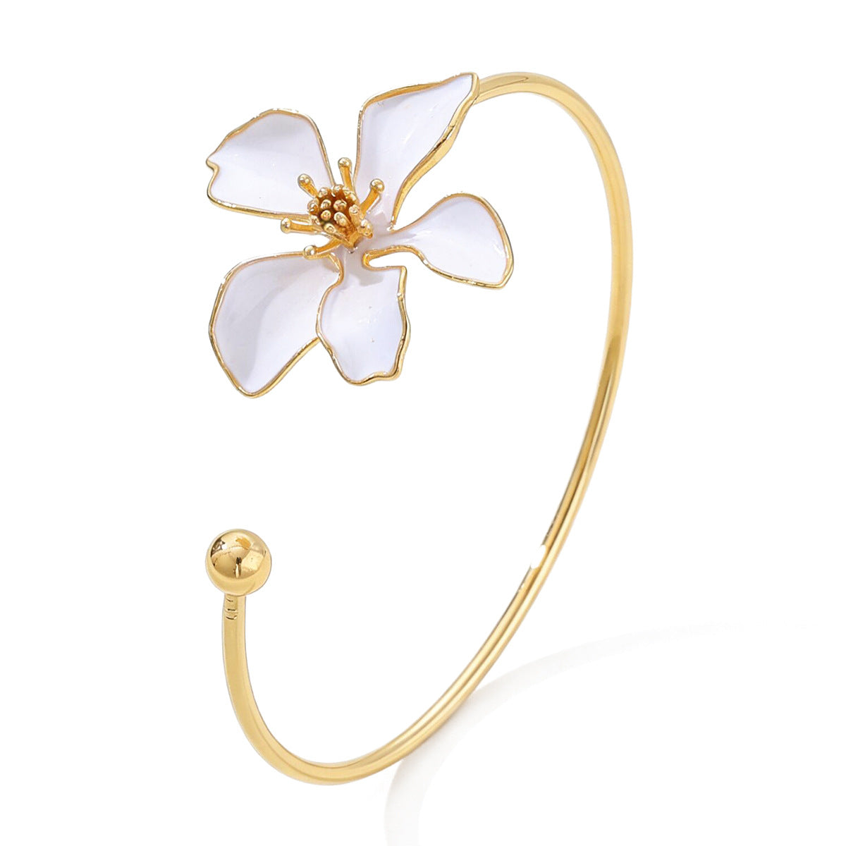 Floral Bracelet Choker And Ring Set For Women